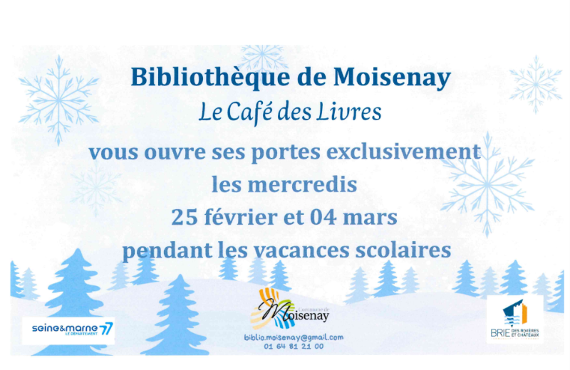 Couverture de Ouverture de la bibliothèque pendant les vacances scolaires